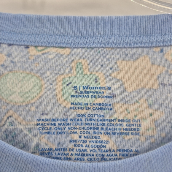 Hanukkah Jewish women’s target comfortable cozy lounge cotton  Pajamas Small - Picture 4 of 7